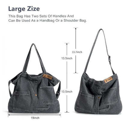 Denim Hobo Bags - Futu With . . .