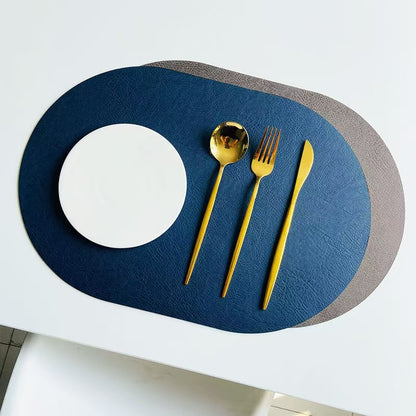 Dual-Color Oval Placemats - Futu With . . .