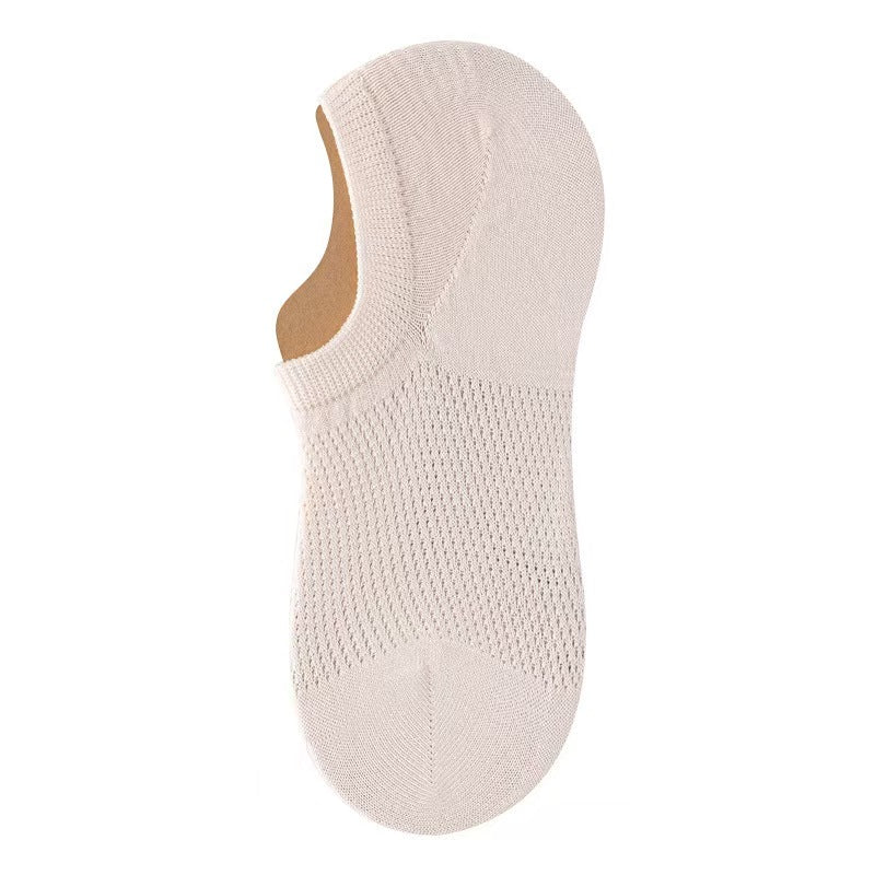 Women's Summer Ankle Socks - 4 Pairs (Random Colors)