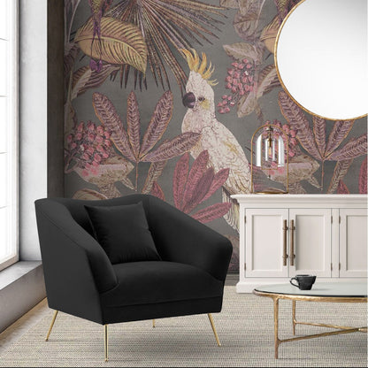 Ember Velvet Club Chair - Futu With . . .