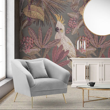 Ember Velvet Club Chair - Futu With . . .