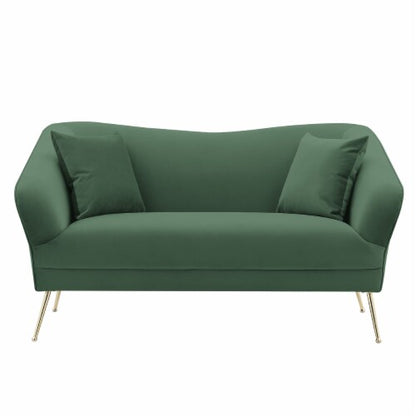 Ember Velvet Loveseat Sofa - Futu With . . .