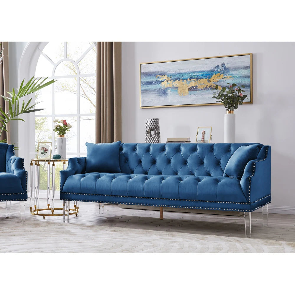 Eva Velvet Sofa