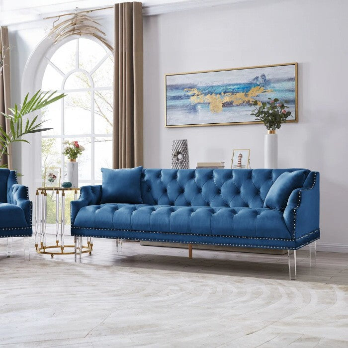 Eva Velvet Sofa