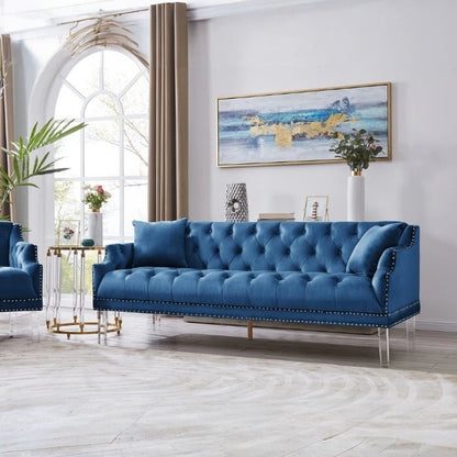 Eva Velvet Sofa