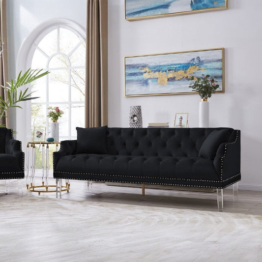 Eva Velvet Sofa