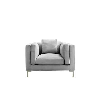 Everlie Velvet Club Chair - Futu With . . .