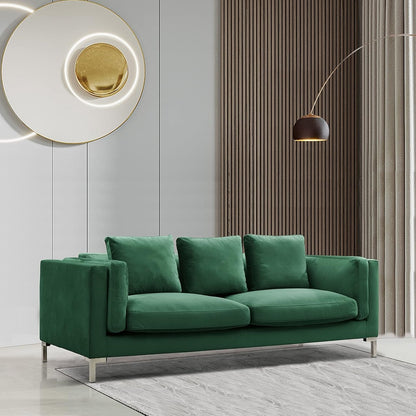 Everlie Velvet Sofa - Futu With . . .