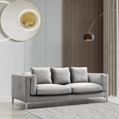 Everlie Velvet Sofa - Futu With . . .