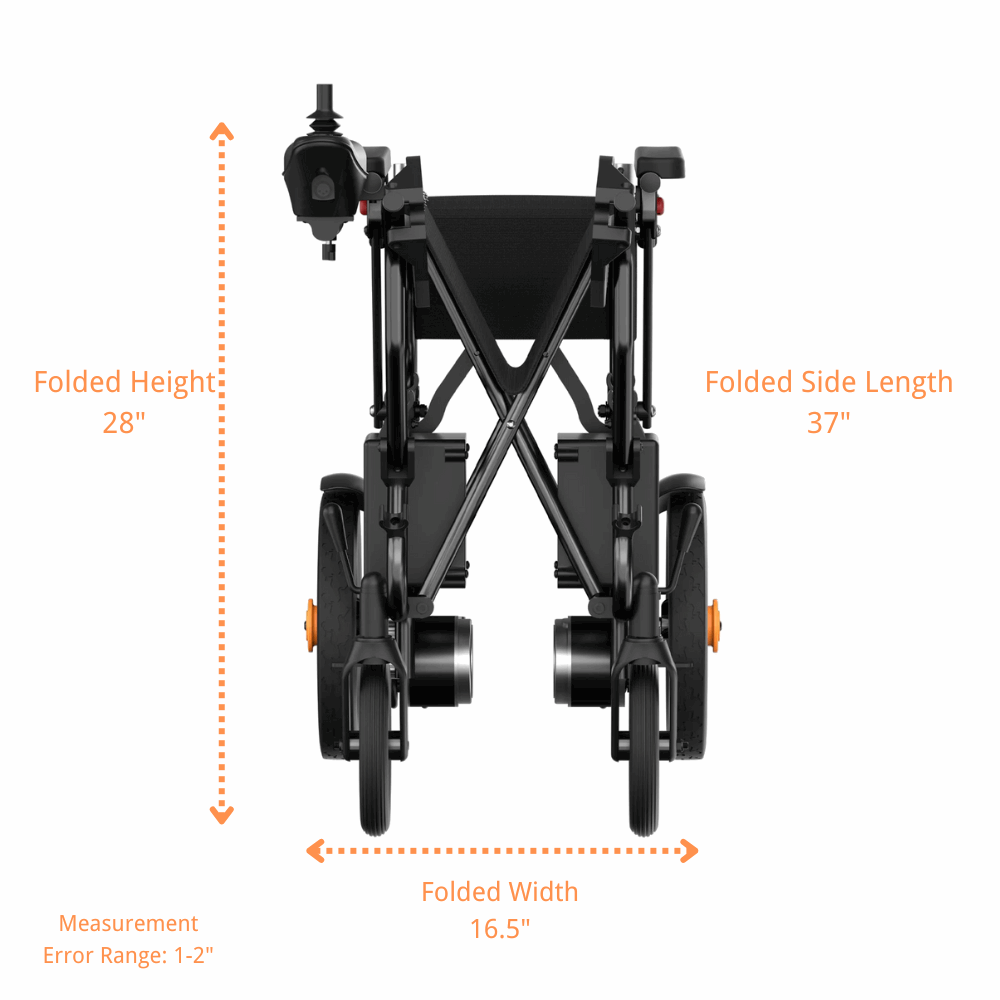 Lightweight Foldable Power Wheelchair