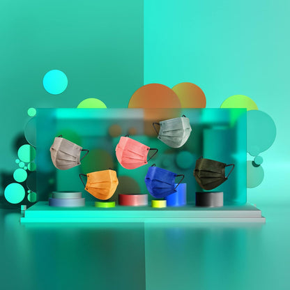 Morandi Color Face Masks - 50pc - Futu With . . .