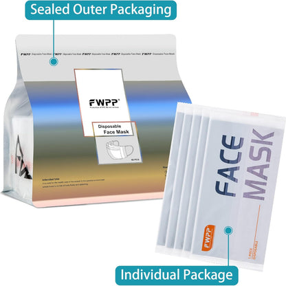 Purple Gradient Face Masks - 50pc - Futu With . . .