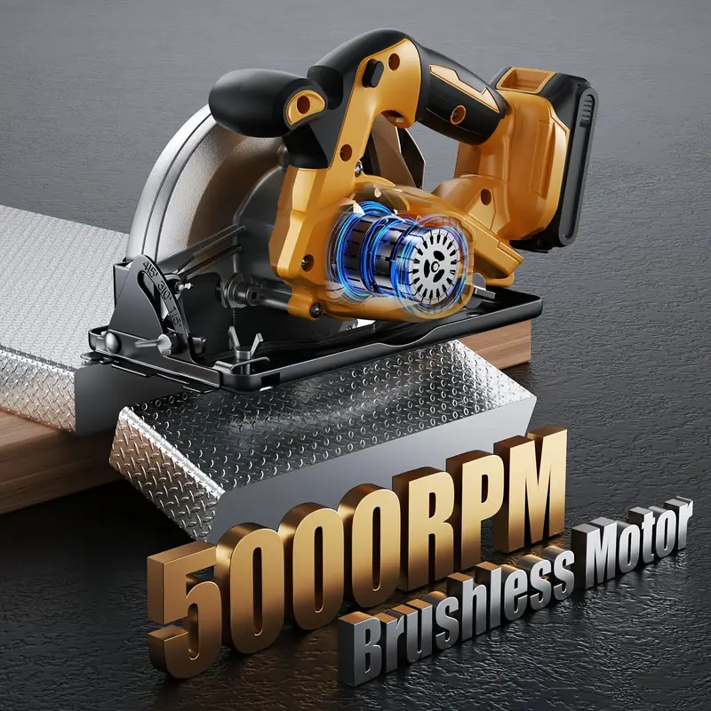 Cordless Circular Saw with 2 Blades