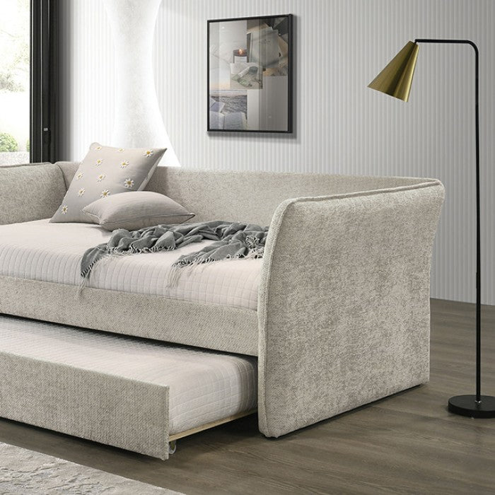 Yumi Twin Daybed with Trundle - Beige