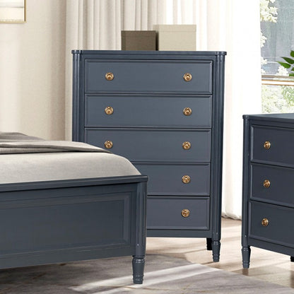 Almaria Bedroom Set - Navy