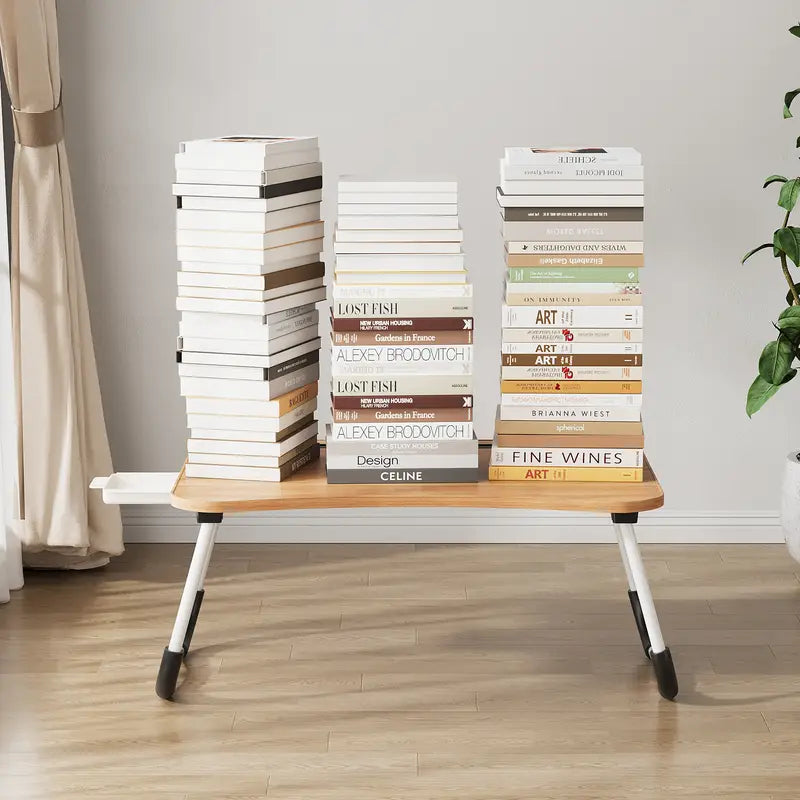 Foldable Lap Desk with Drawer – Laptop Bed Tray