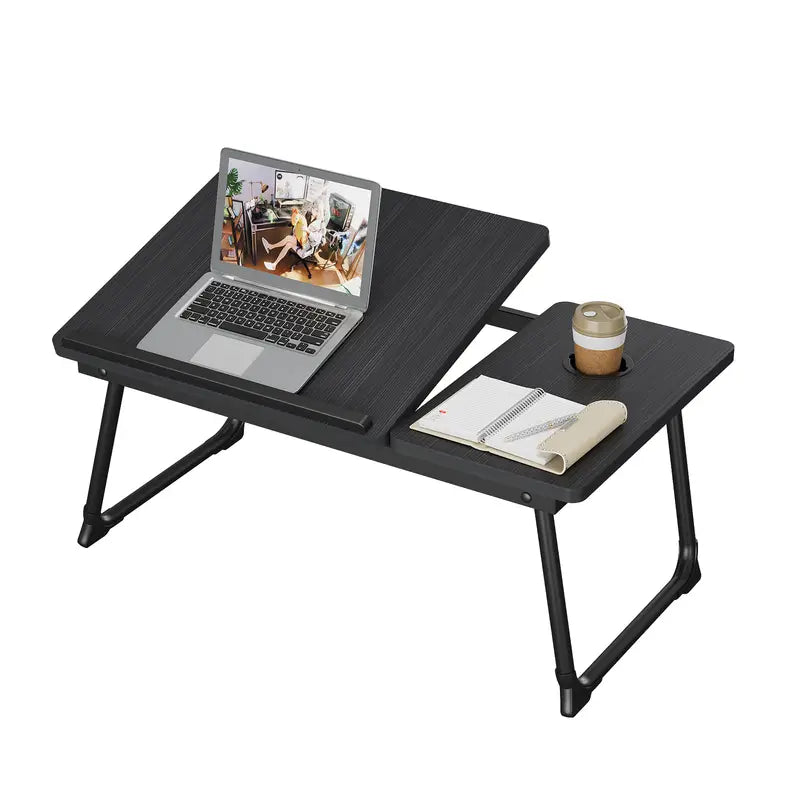 Foldable Lap Desk with Book Stand - Laptop Bed Tray