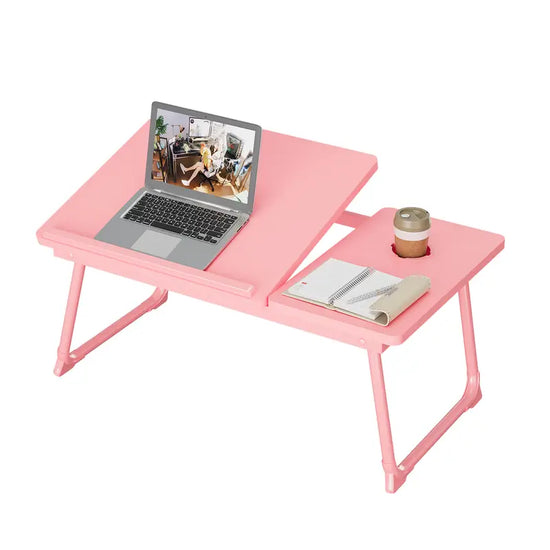 Foldable Lap Desk with Book Stand - Laptop Bed Tray