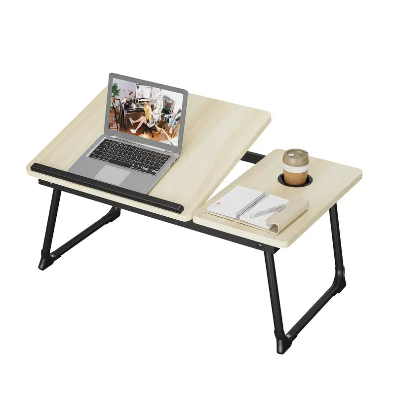 Foldable Lap Desk with Book Stand - Laptop Bed Tray
