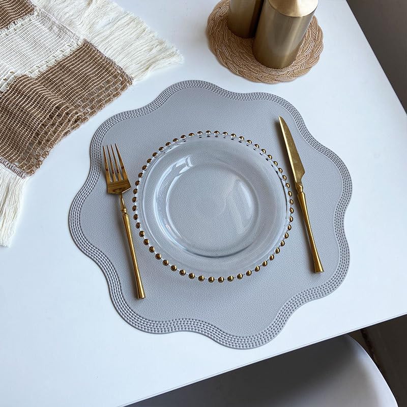 Flower-Shaped Placemats