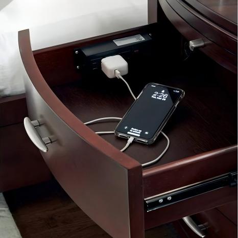Brightley Charging Station Nightstand