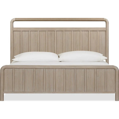 Camlin Oak Wood Platform Bed