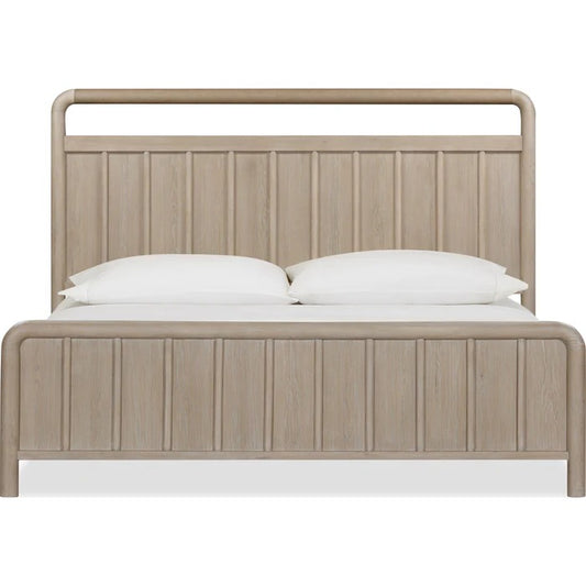 Camlin Oak Wood Platform Bed