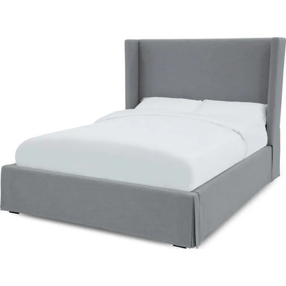 Crestelle Upholstered Skirted Panel Bed