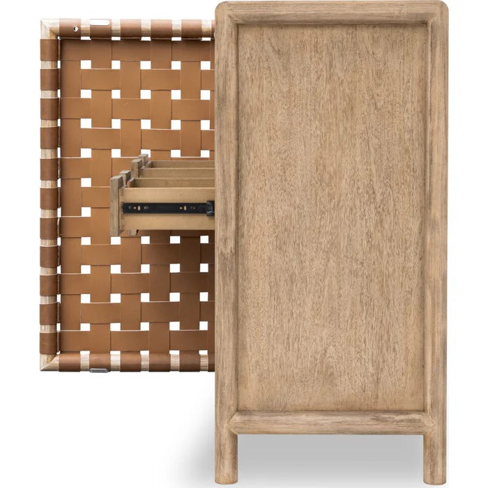 Dorset Woven Bar Cabinet