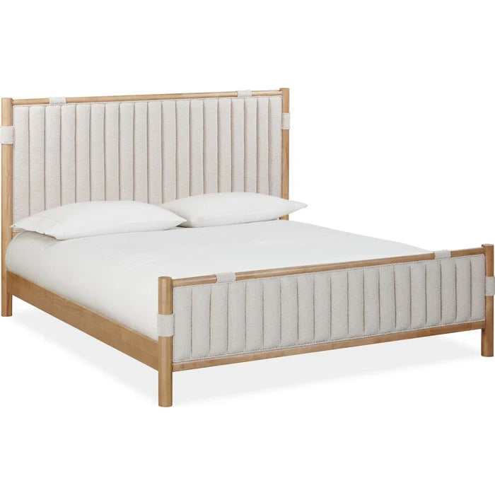 Furan Upholstered Panel Bed