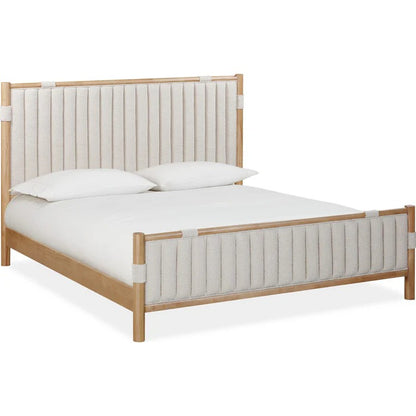 Furan Upholstered Panel Bed
