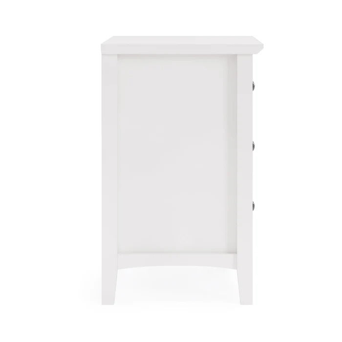 Graciela Three Drawer Nightstand