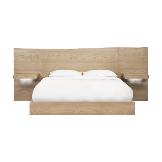Ondine Coastal Modern Live Edge Wall Bed