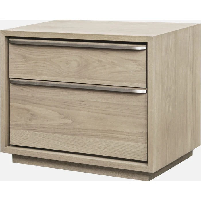 Ondine Two Drawer USB-charging Nightstand