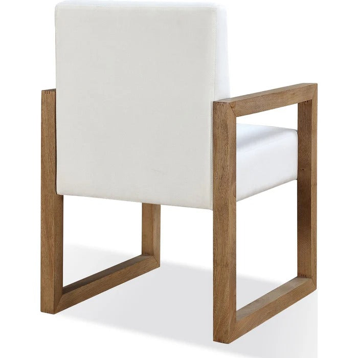 Ondine Sled Leg Upholstered Dining Arm Chair