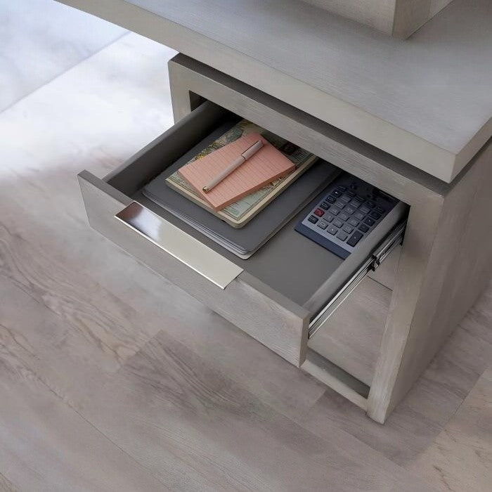 Oxenley Three-Drawer Single Pedestal Desk