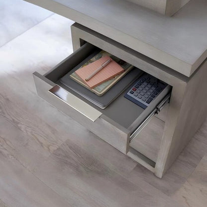 Oxenley Three-Drawer Single Pedestal Desk