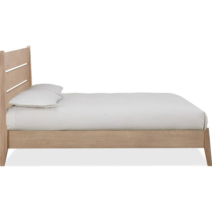 Sumera Slatted Ash Wood Platform Bed