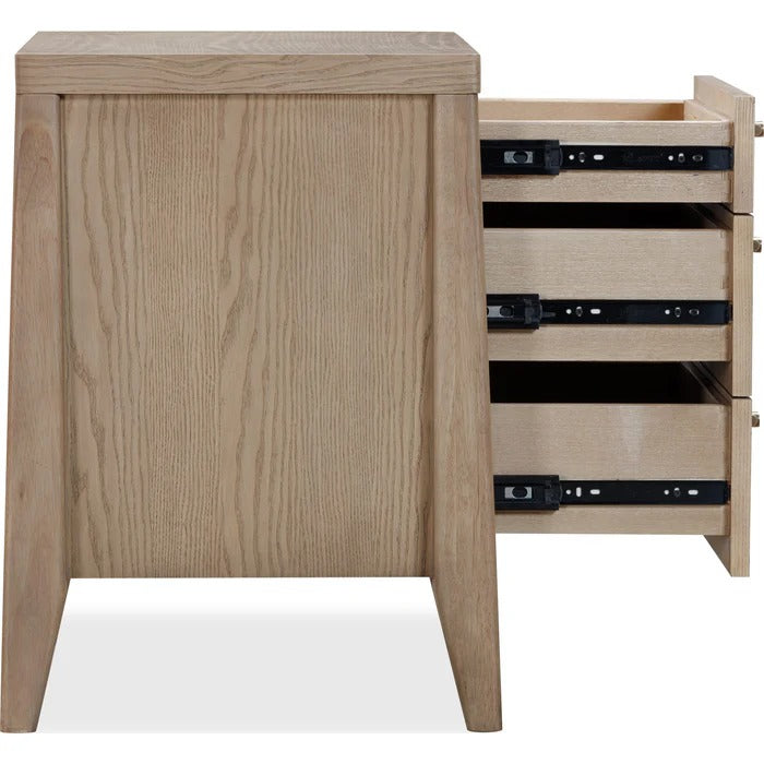 Sumera Three Drawer Nightstand
