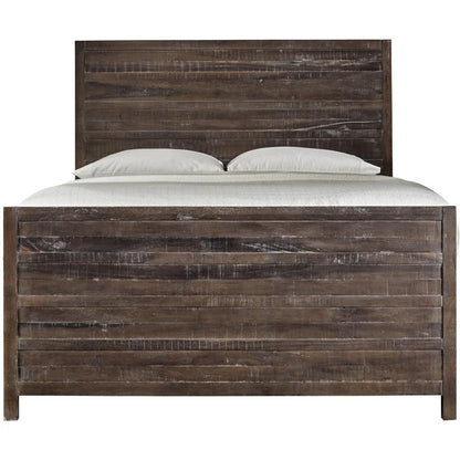 Townley Solid Wood Panel Bed