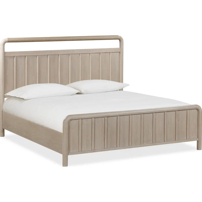 Camlin Oak Wood Platform Bed