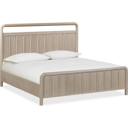 Camlin Oak Wood Platform Bed
