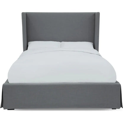 Crestelle Upholstered Skirted Panel Bed