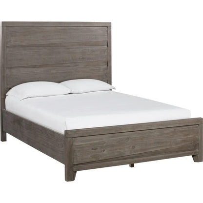 Hearsen Solid Wood Panel Bed