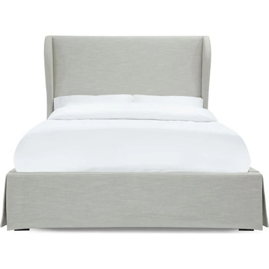 Heria Skirted Footboard Storage Panel Bed