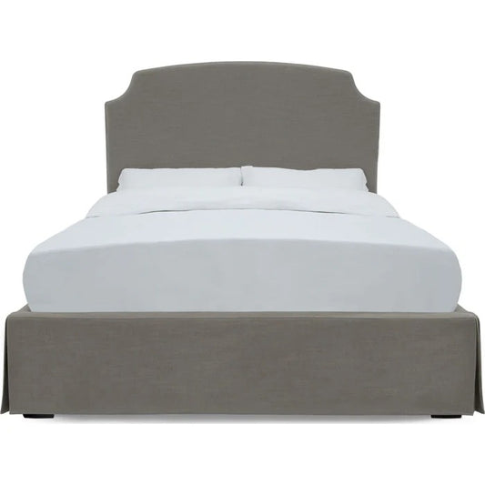 Laure Upholstered Skirted Storage Panel Bed
