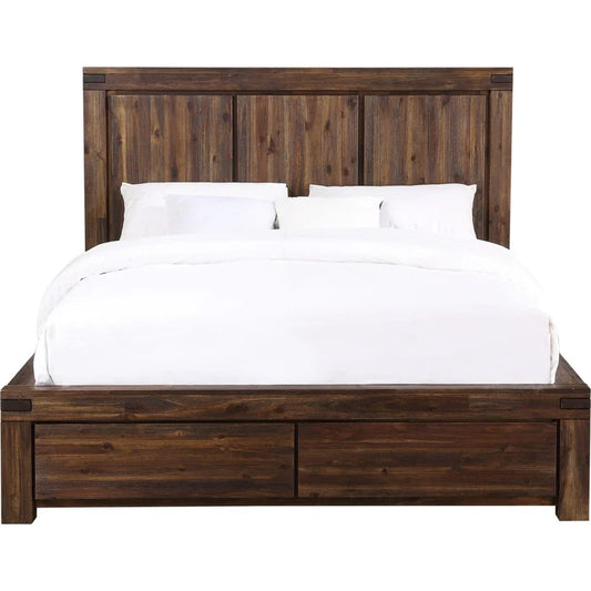 Meadoway Solid Wood Footboard Storage Bed
