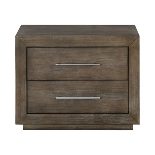 Melborn Two Drawer Nightstand with USB