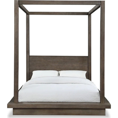 Melborn Wood Canopy Bed
