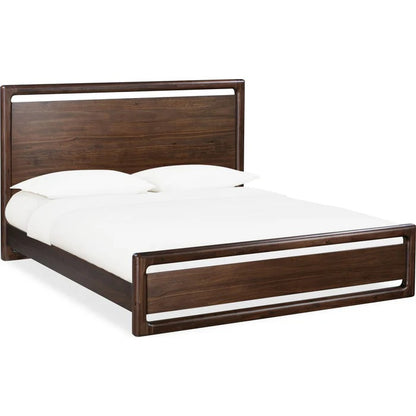 Sola Acacia Wood Platform Bed